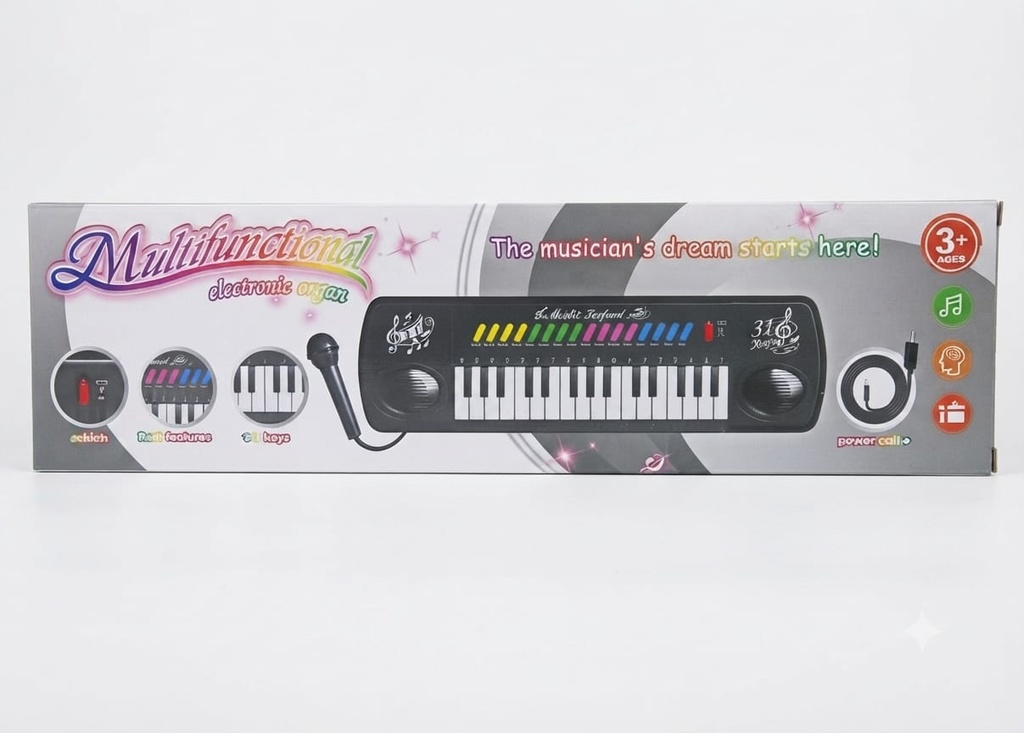 Toy Electronic Organ Piano with Microphone  M57-105