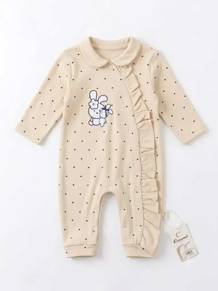 Romper rayhan beige 104 -05