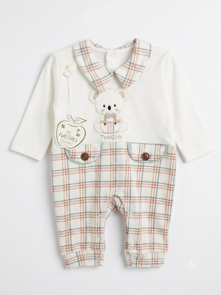 Plaid Jumpsuit 420285 SH 