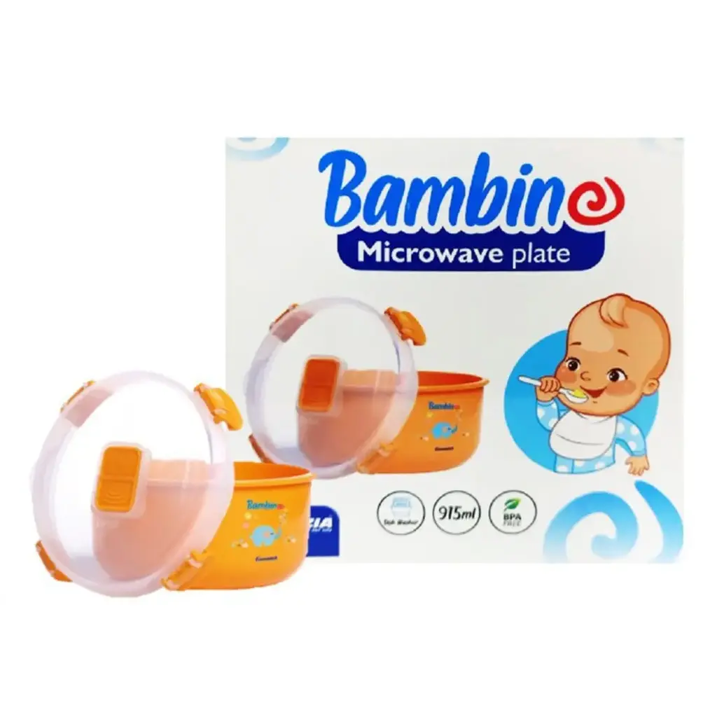 [MICDSHO] Bambino- Microwave Dish Orange