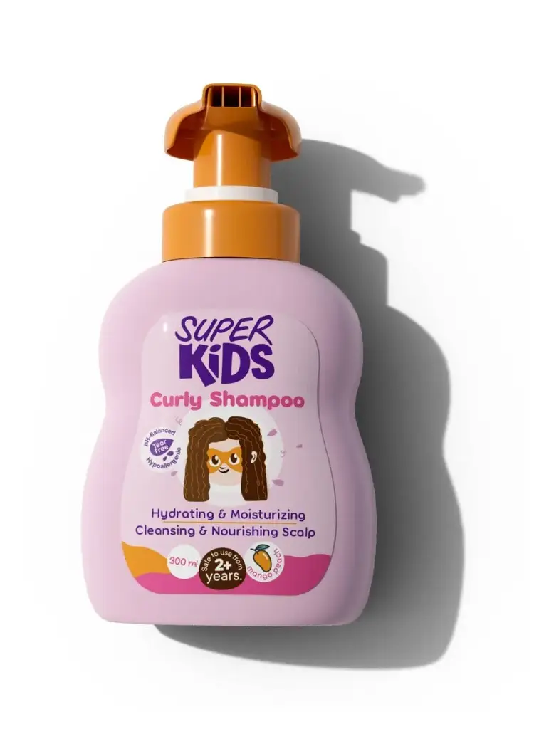 Super Kids Curly Hair Shampoo, 300ml