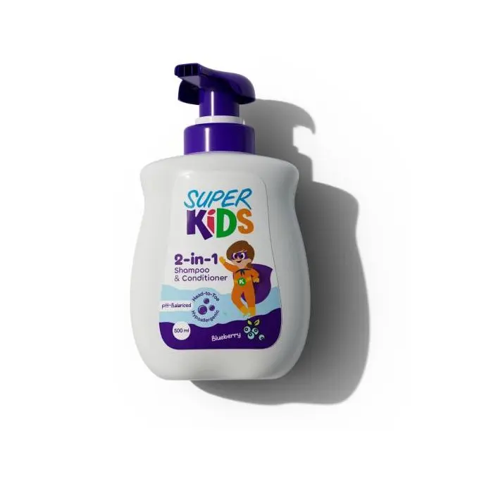 Super Kids 2-in-1 Shampoo & Conditioner, 500ml