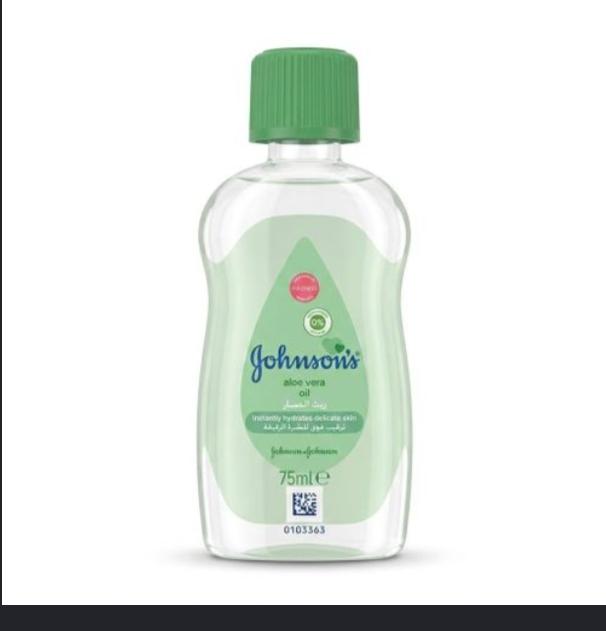 Johnson's Aloe Vera Baby Oil - Green Mega, 75ml 