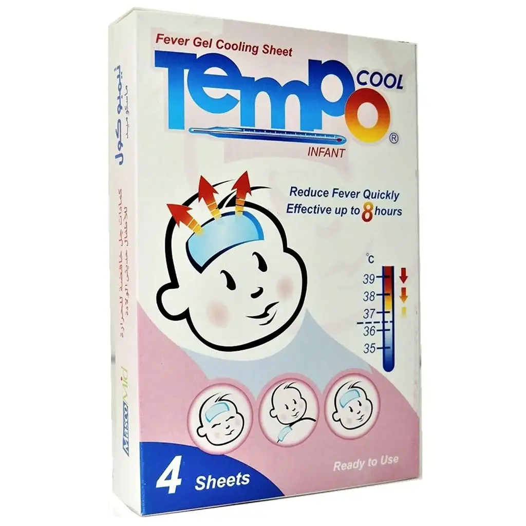 Tempo Cool Fever Cooling Gel Patches for Newborns