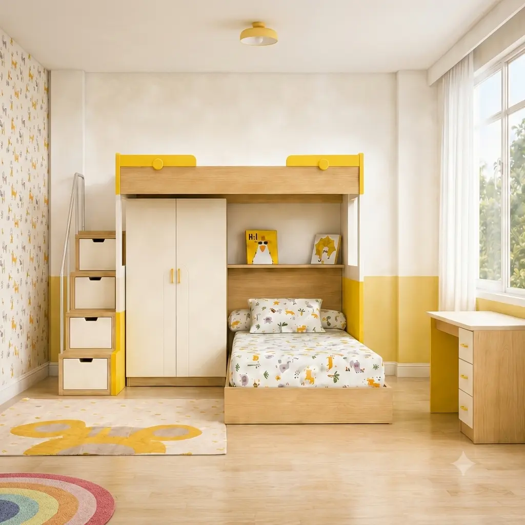 BLOOMORA sunny adventure kids room set