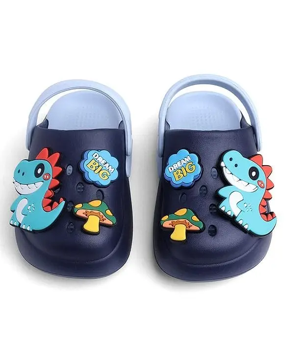 10010 - Navy Crocs Dinosaur