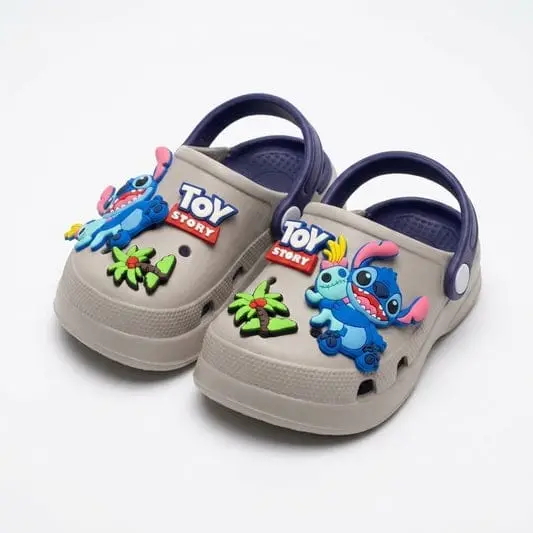 10011 - Light Grey Crocs Stitch 
