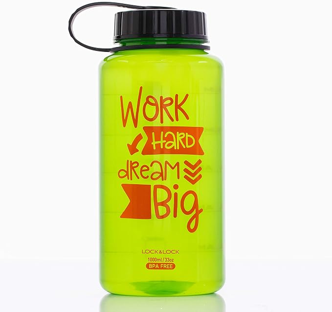 ABF610G-Lock & Lock Water Helper Bottle 1L Green