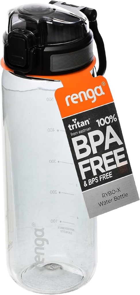 912161-Renga Rybo-X Colored Decorated
tritan Water Bottle 630 ml Multi color