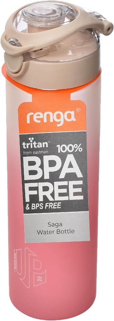 912120-025-Renga Saga matte finished decorated
tritan Water Bottle 630 ml Multi color