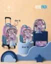  3M school bag 16 inches frozen pink x blue  7694