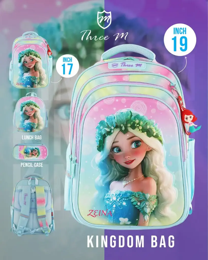  3M school bag 17 inches zeina 7656