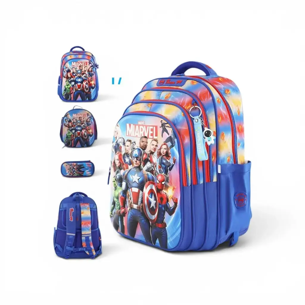  3M school bag 17 inches marvel team  7656