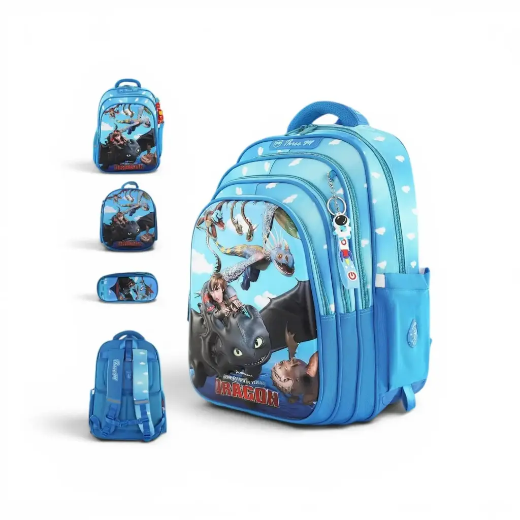  3M school bag 17 inches dragons 7656