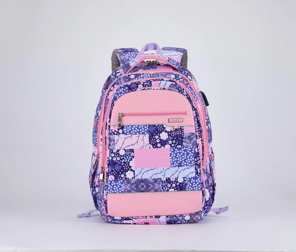 BAG B.Z 5271 pink & purple size (20)