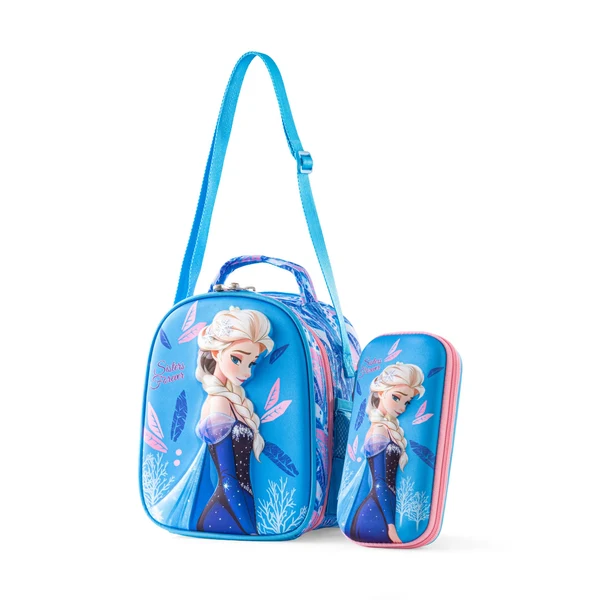 BAG B.Z   lunch bag & pencil case  (blue) frozen