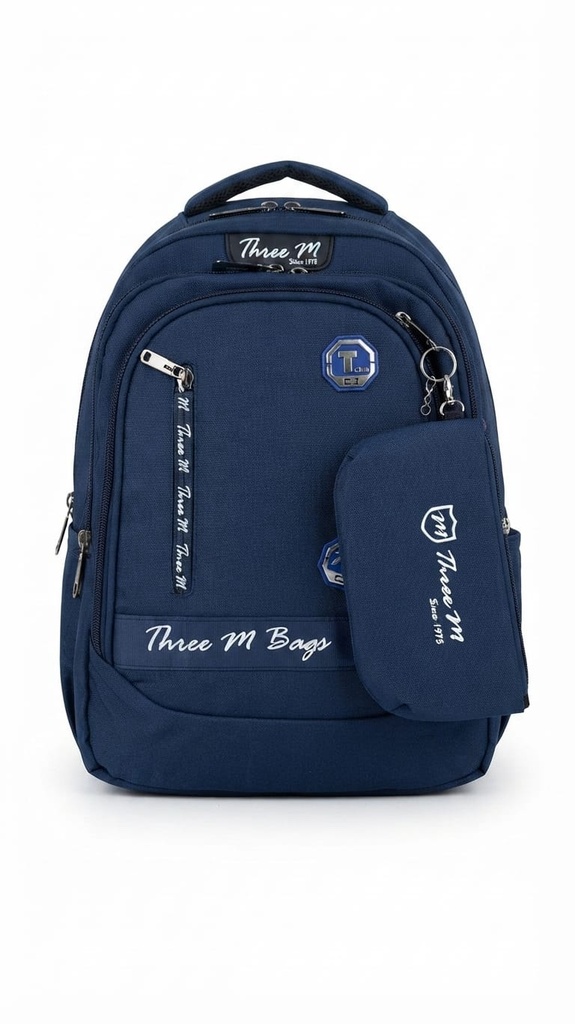 3M school bag navy blue 17 inches 8165