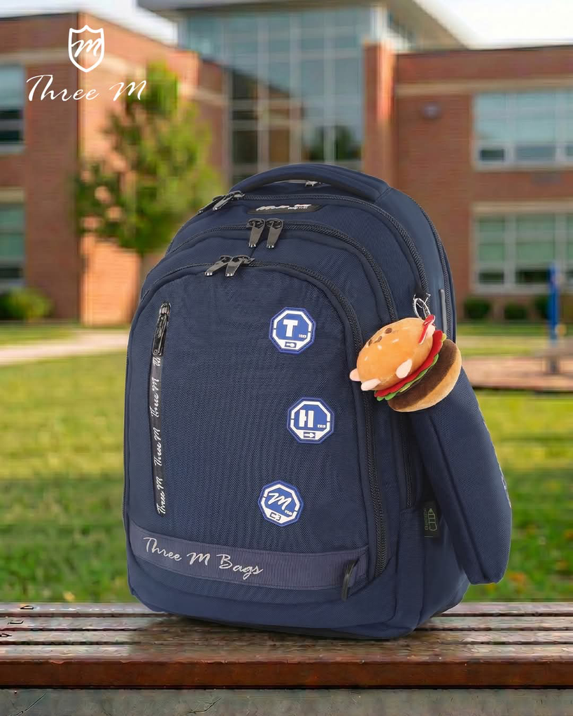 3M school bag navy blue 19 inches 8158