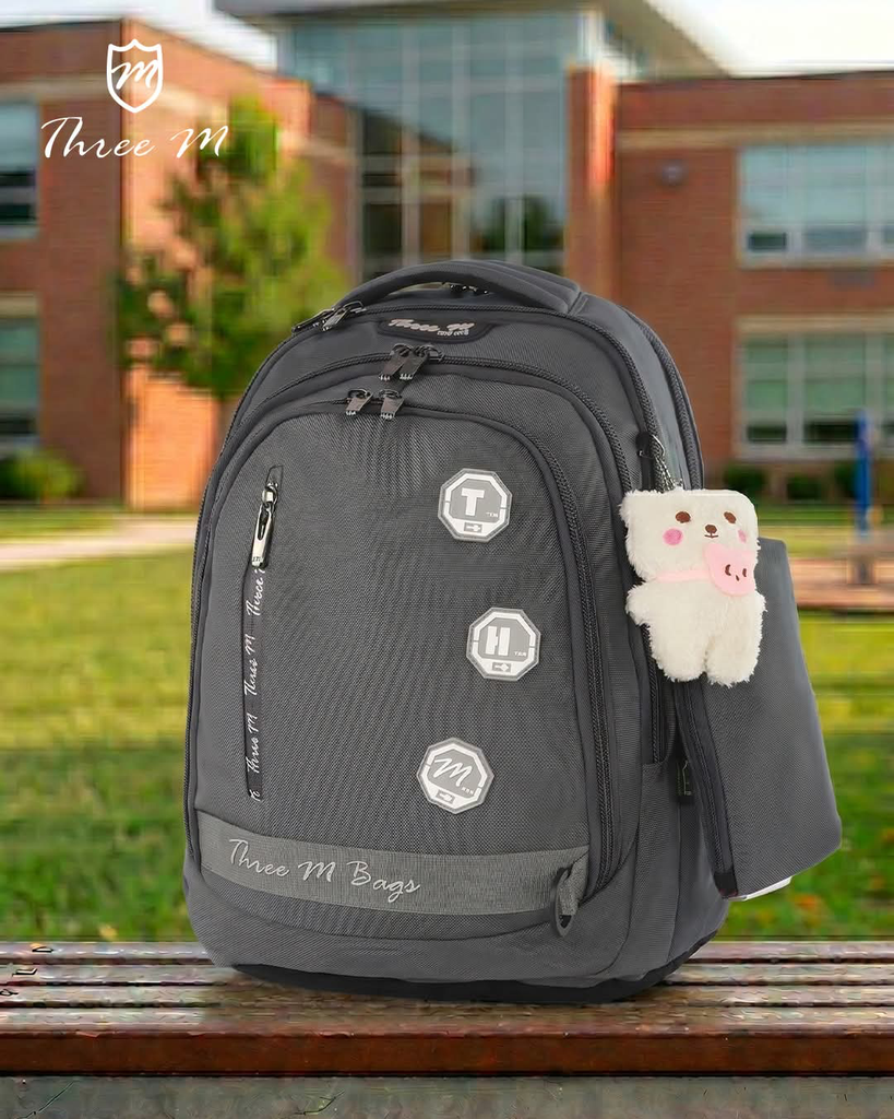 3M school bag dark gray 19 inches 8158