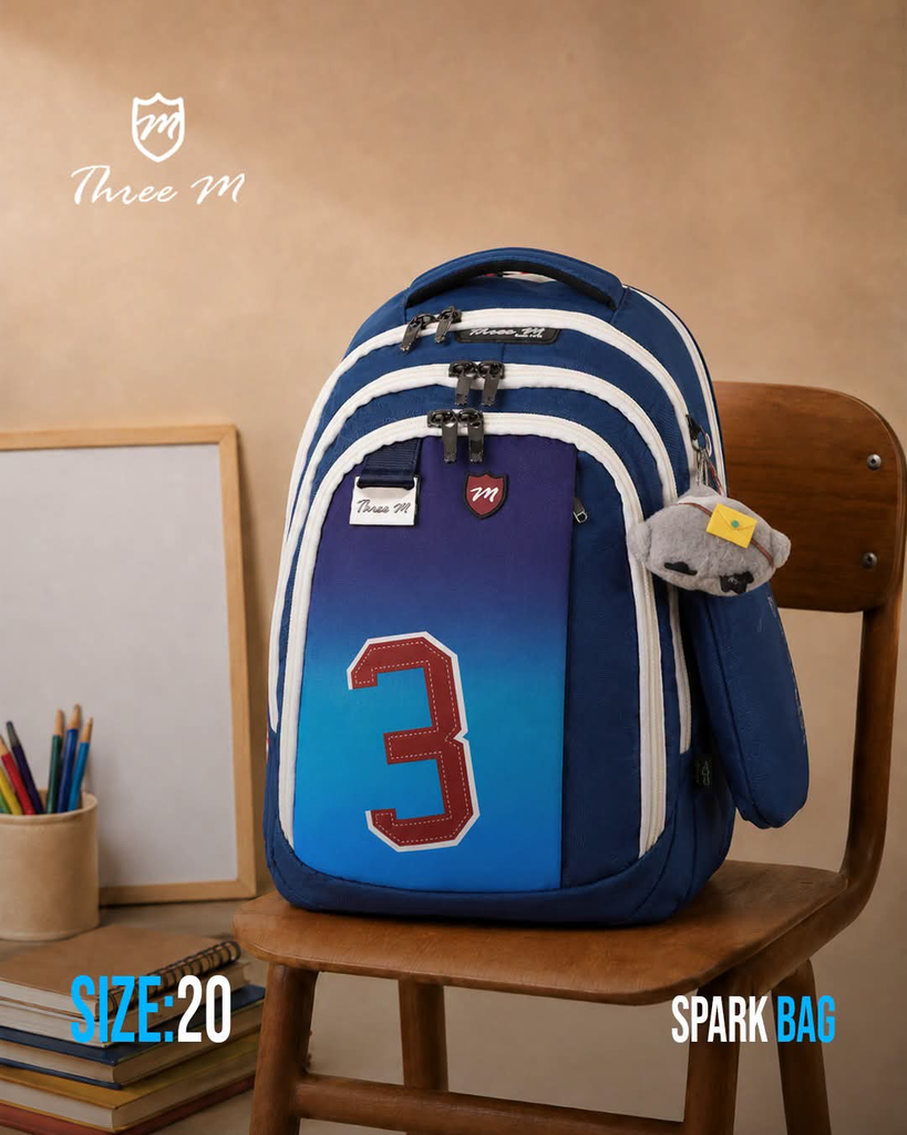 3M school bag blue 20 inches 8127