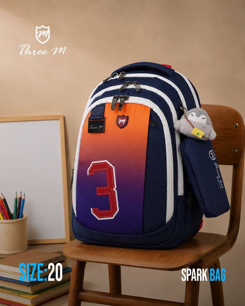 3M school bag dark blue 20 inches 8127
