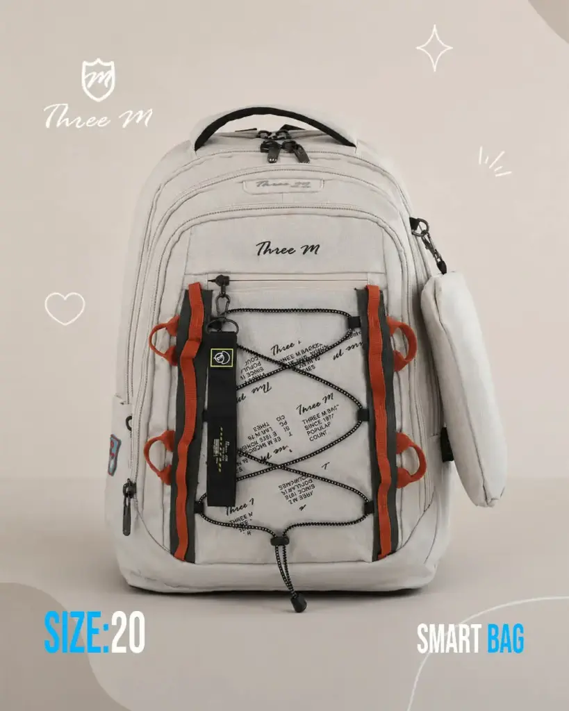 3M school bag white 20 inches 8288