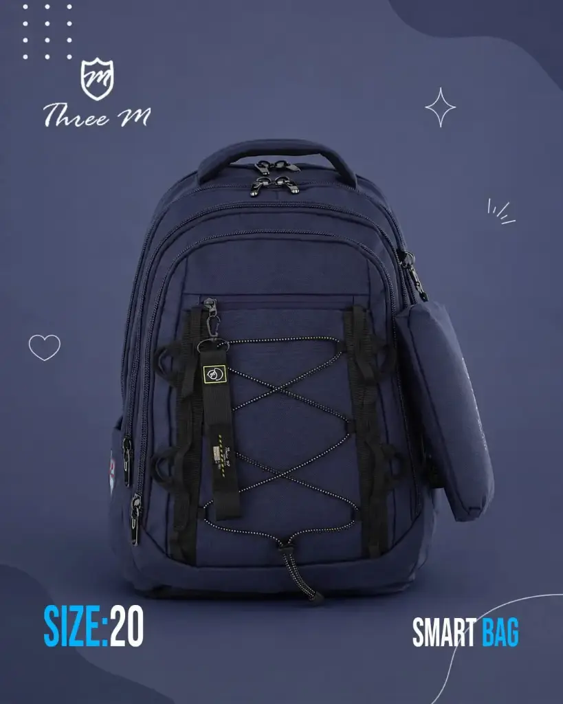 3M school bag dark blue 20 inches 8288