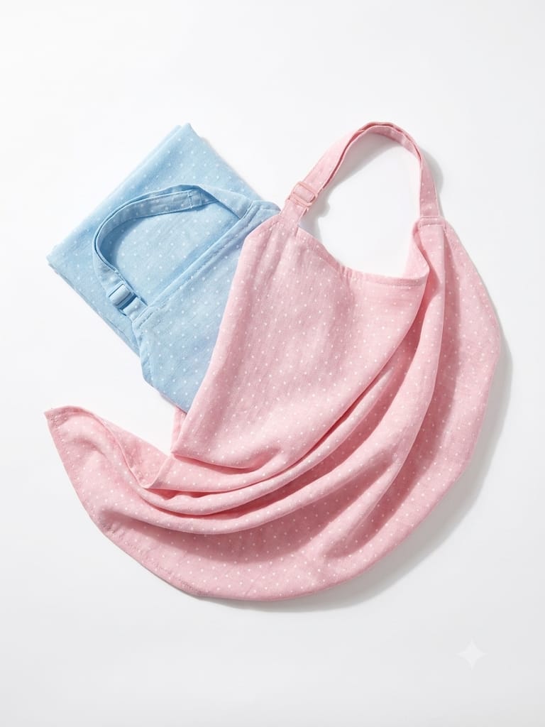 Cotton-linen nursing cover little baby 70*90 