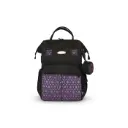 petit baby vea diaper bag black*purple
