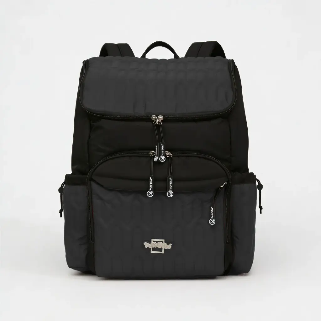 petit bebe allure mama bag black 