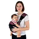 petit baby sling carrier black*fuchsia