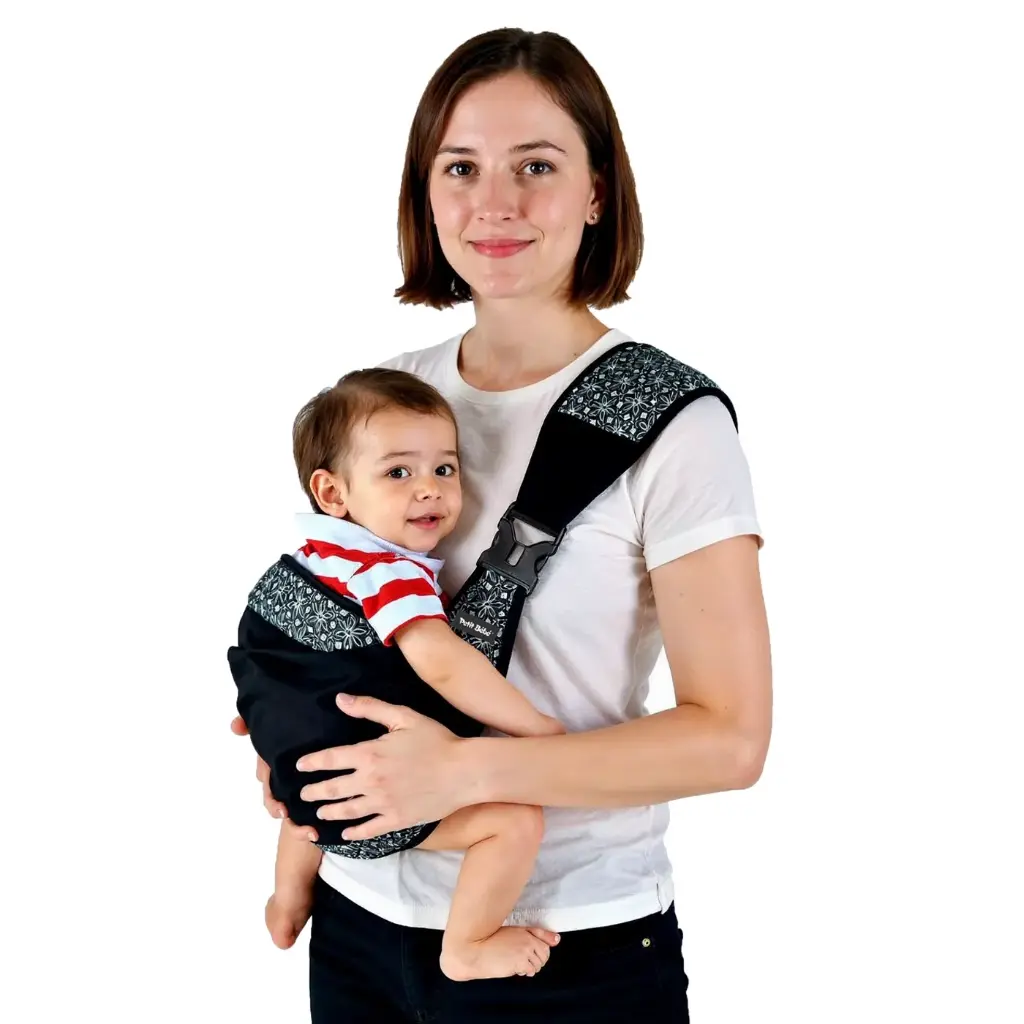 petit bebe baby wrap vea black*wihte 
