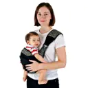 petit bebe baby wrap vea black*beige