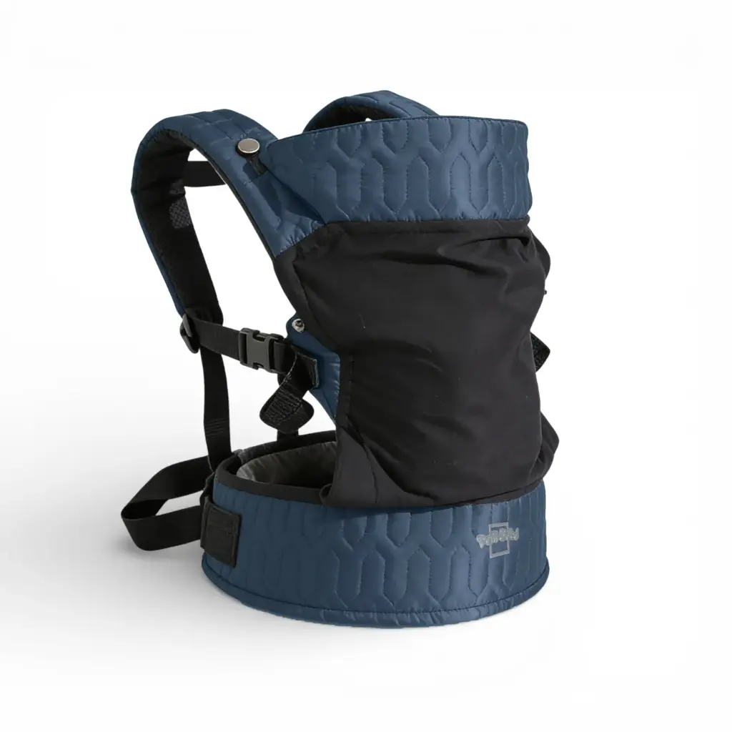 petit bebe baby carrier allure with adjustable hip support navy blue