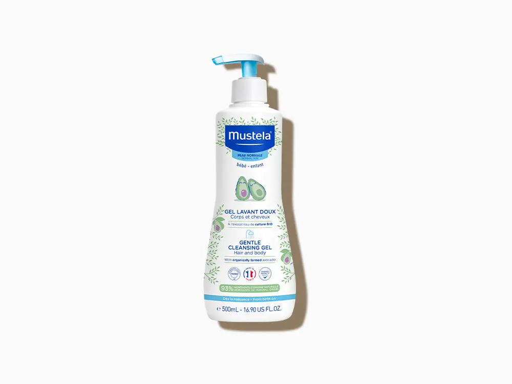 MUSTELA  BEBE ENFANT GENTLE  CLEANSING GEL WITH COLD CREAM 500 ML (W337)