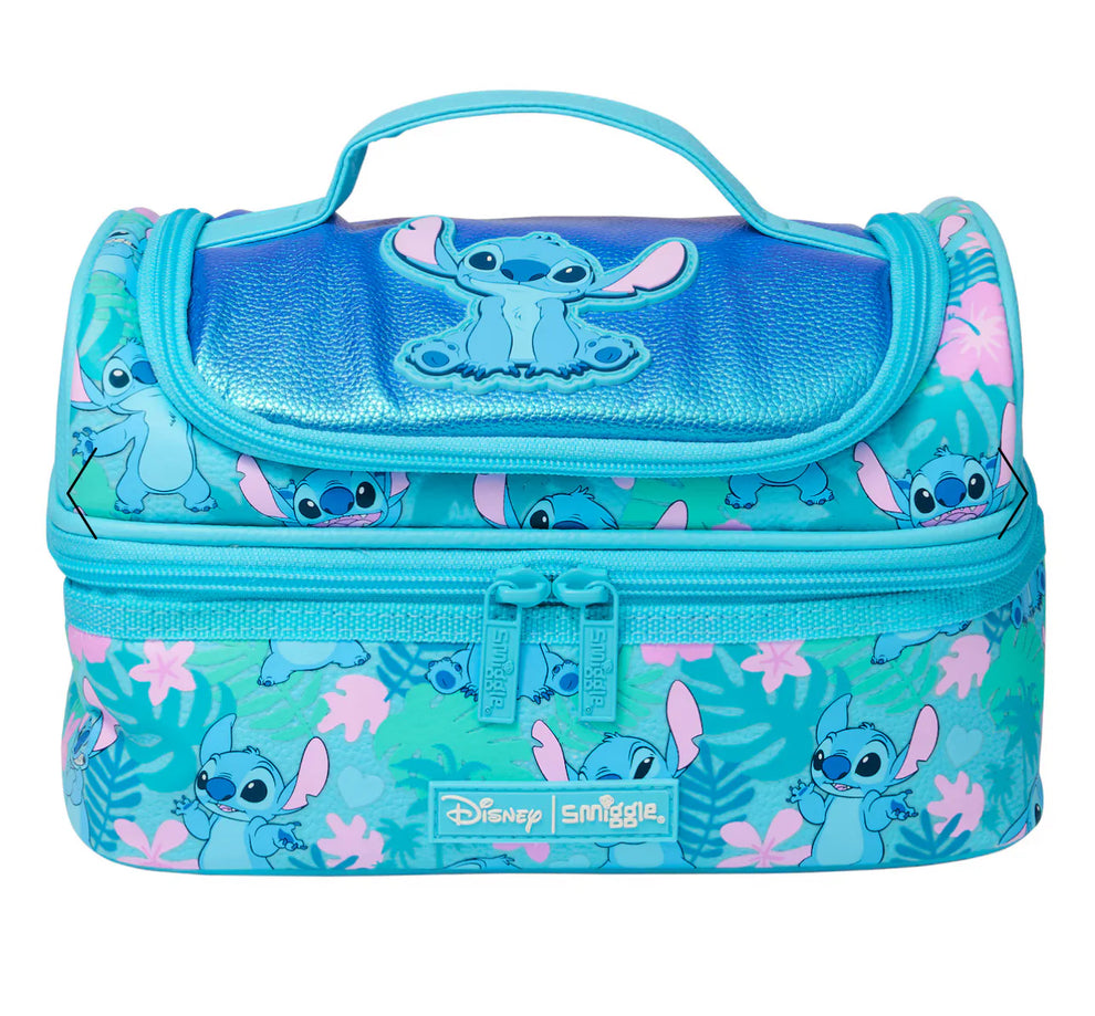 STITCH Smiggle 2-Zip Lunchbox 0576