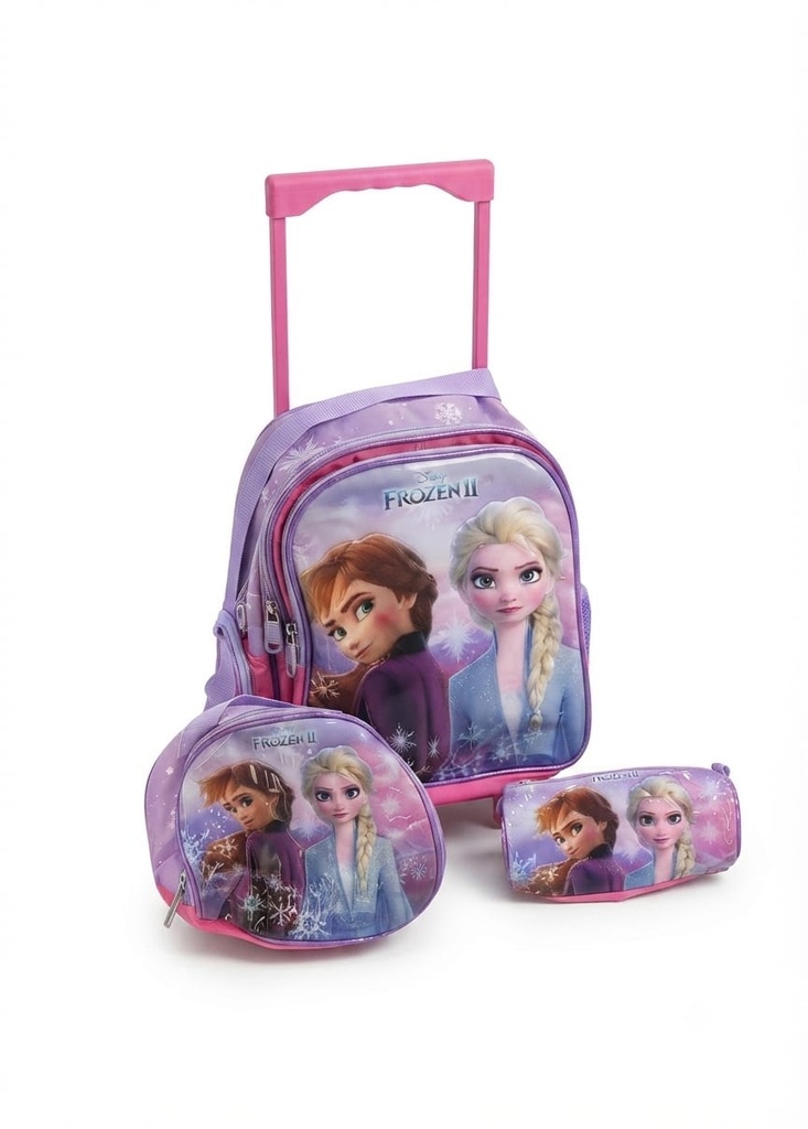 FROZEN 3-in-1 Trolley Backpack Set (14) 0646