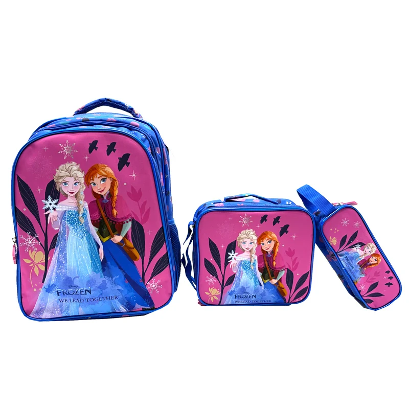 FROZEN Amiral 3-in-1 Backpack Lunch Bag & Pencil Case Set ( (16) 6002