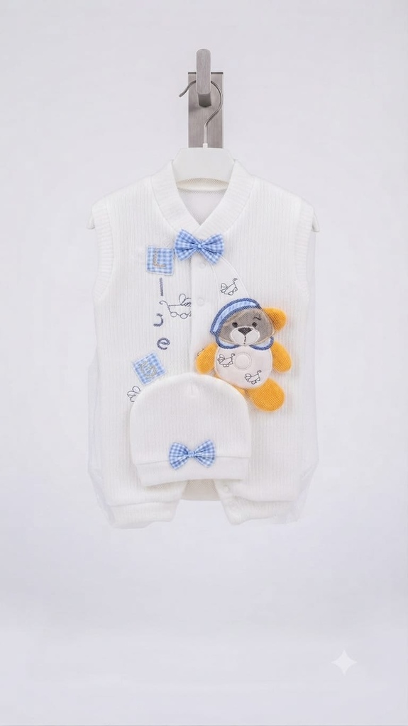 White tulle teddy bear 514 