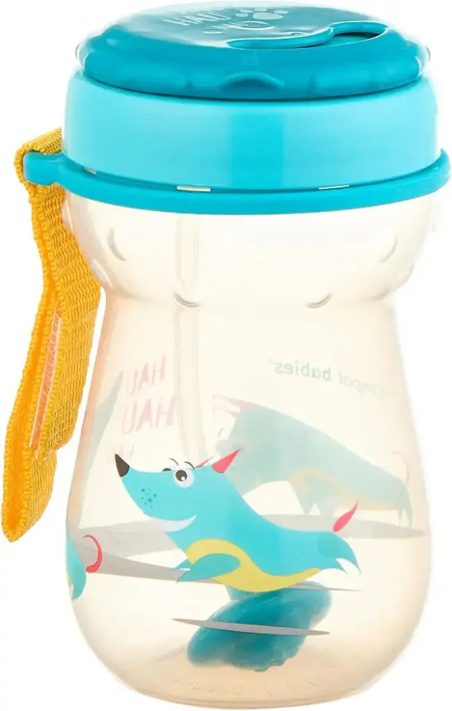 CANPOL BABIES innovative sport cup with flip-top straw 350ml, 56/518