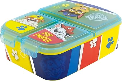 PAW PATROL XL MULTI COMPARTMENT RECTANGULAR SANDWICH BOX 74699 