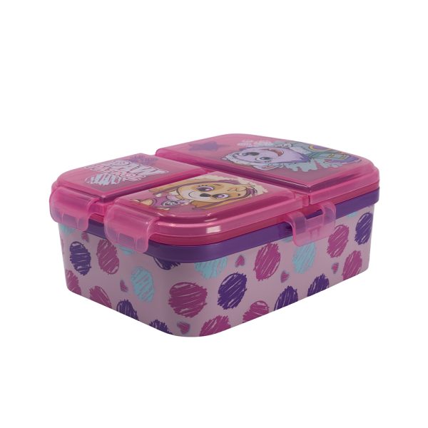 PAW PATROL GIRL XL MULTI COMPARTMENT RECTANGULAR SANDWICH BOX 74599