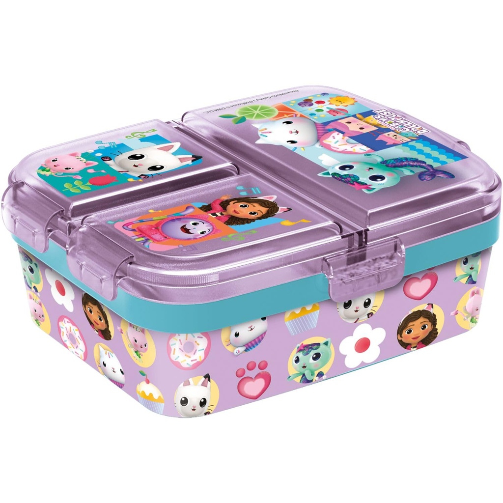 LITTLE MERMAID XL MULTI COMPARTMENT RECTANGULAR SANDWICH BOX 20899