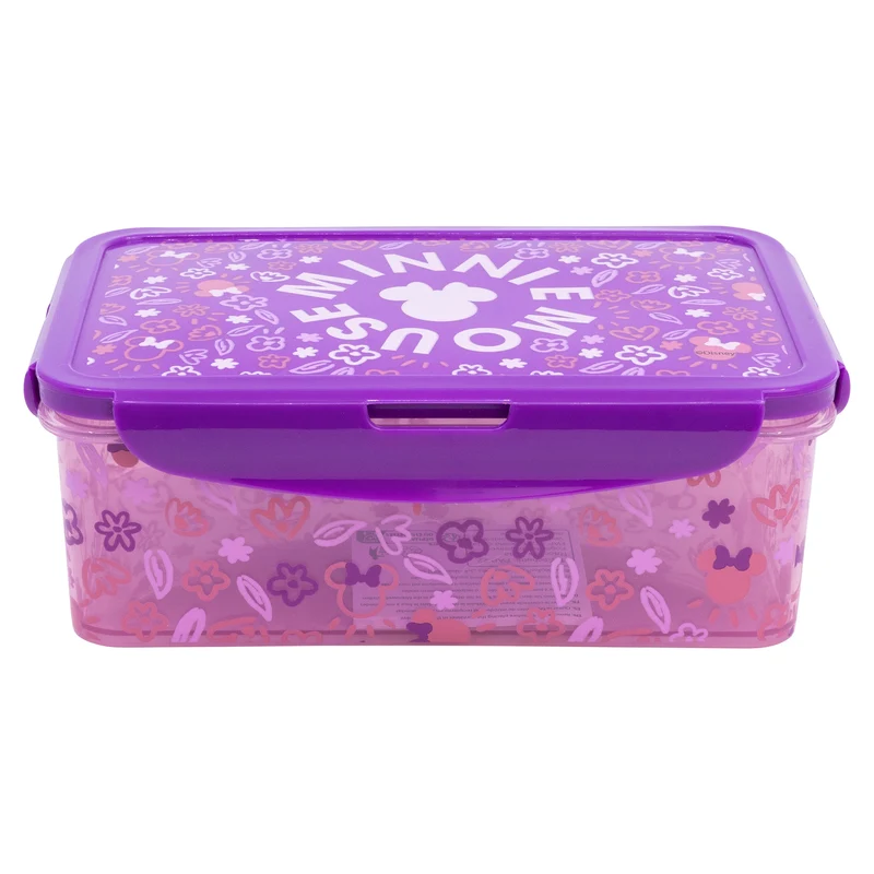 MINNIE MOUSE STOR YOUNG ADULT RECTANGULAR FOOD CONTAINER 1190 ML 31482