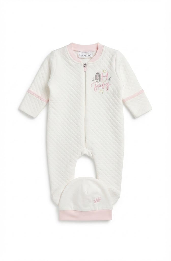 Oh Baby jumpsuit and hat set 38/022 