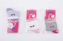 Girls Patterned Crew Socks
