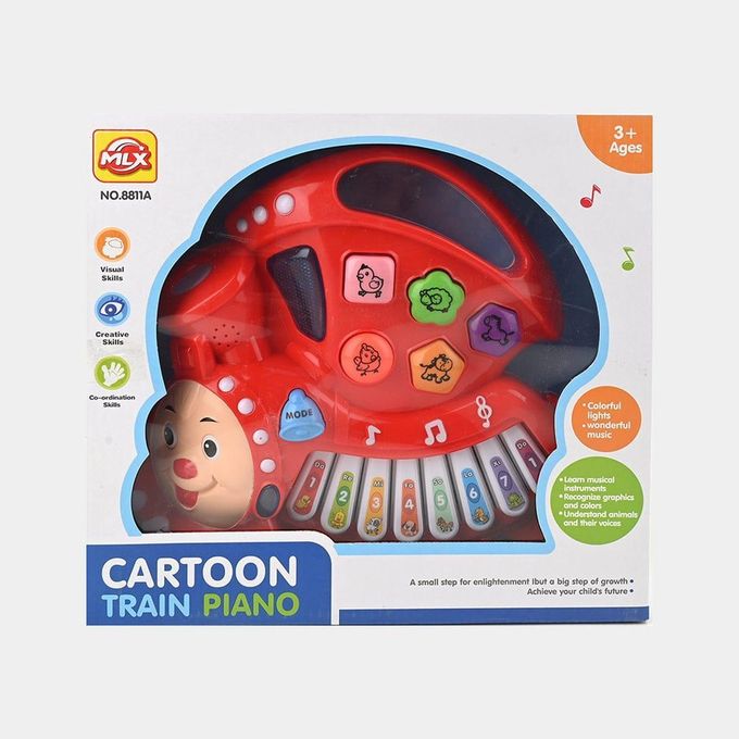 cartoon train piano -8811A