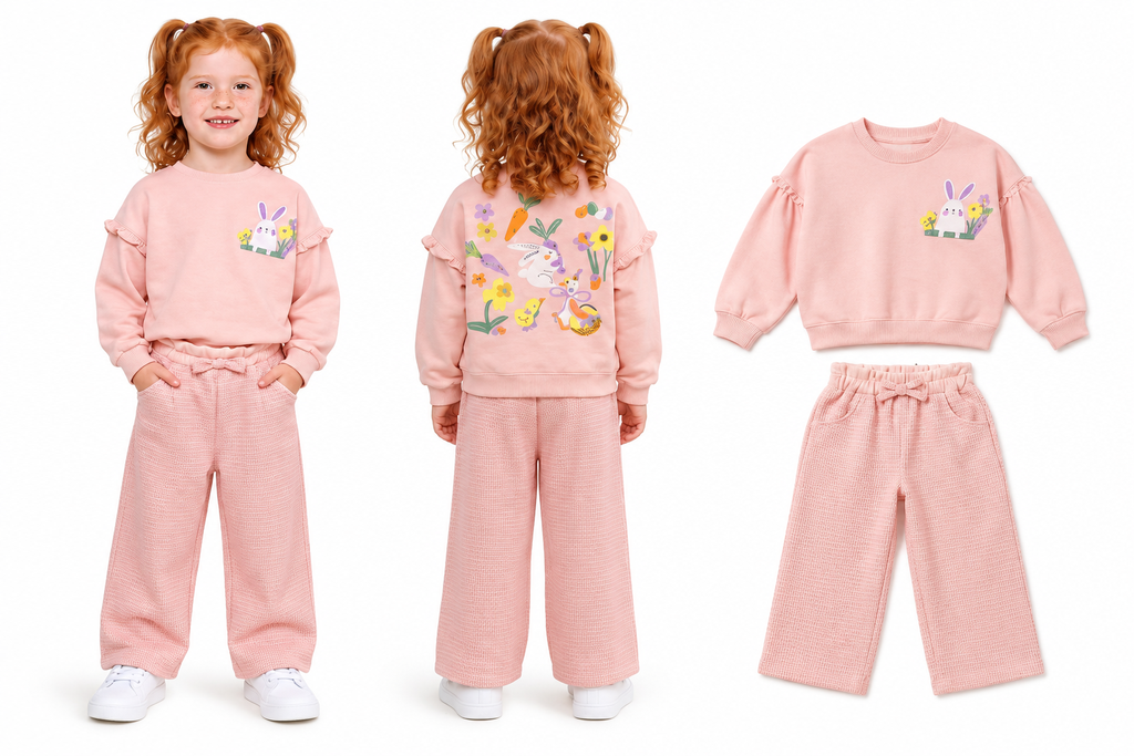 Girls' cotton outfit 6143