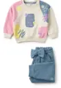 Girls' cotton outfit 4120