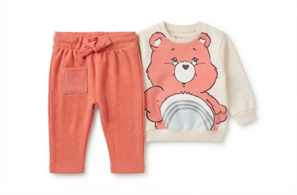 Girls' cotton outfit 4122